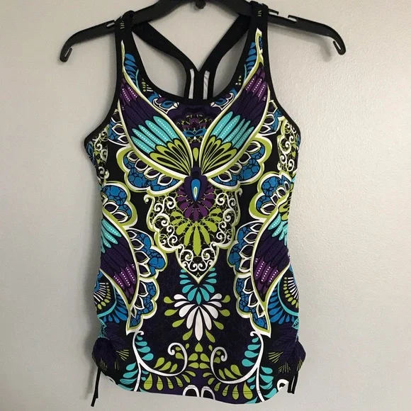 Athleta Ready To Run Rapanui Tankini Swim - Picture 2 of 8